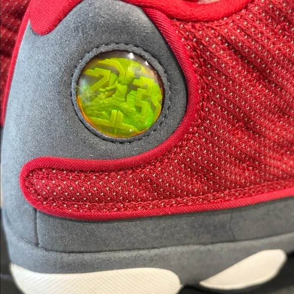 Jordan Kids Sneakers in Red and White - Picture 7 of 16